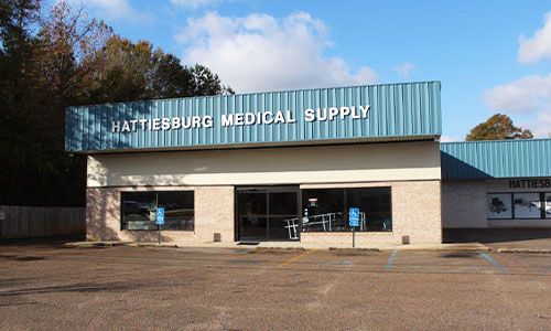 Outside view of Hattiesburg Medical Supply.